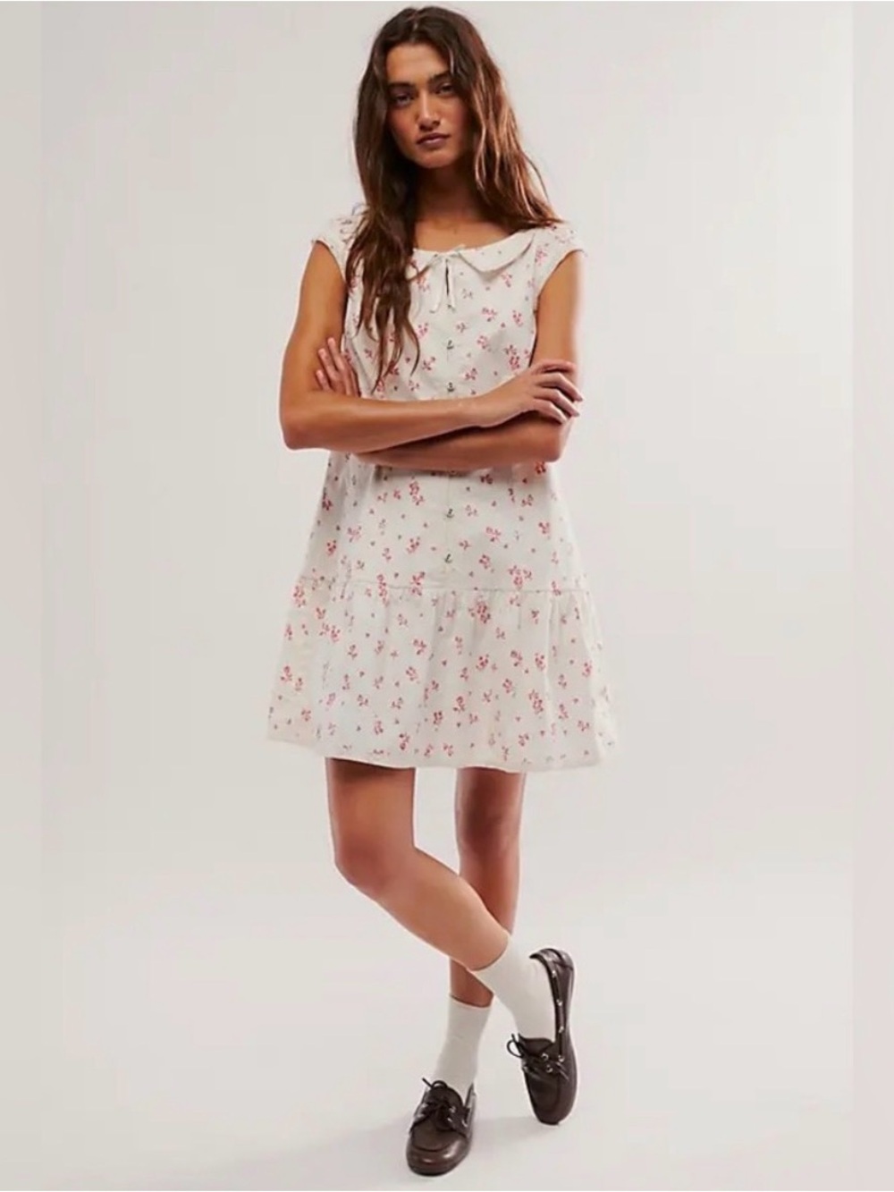 NEW FREE PEOPLE Beasley mini dress size S